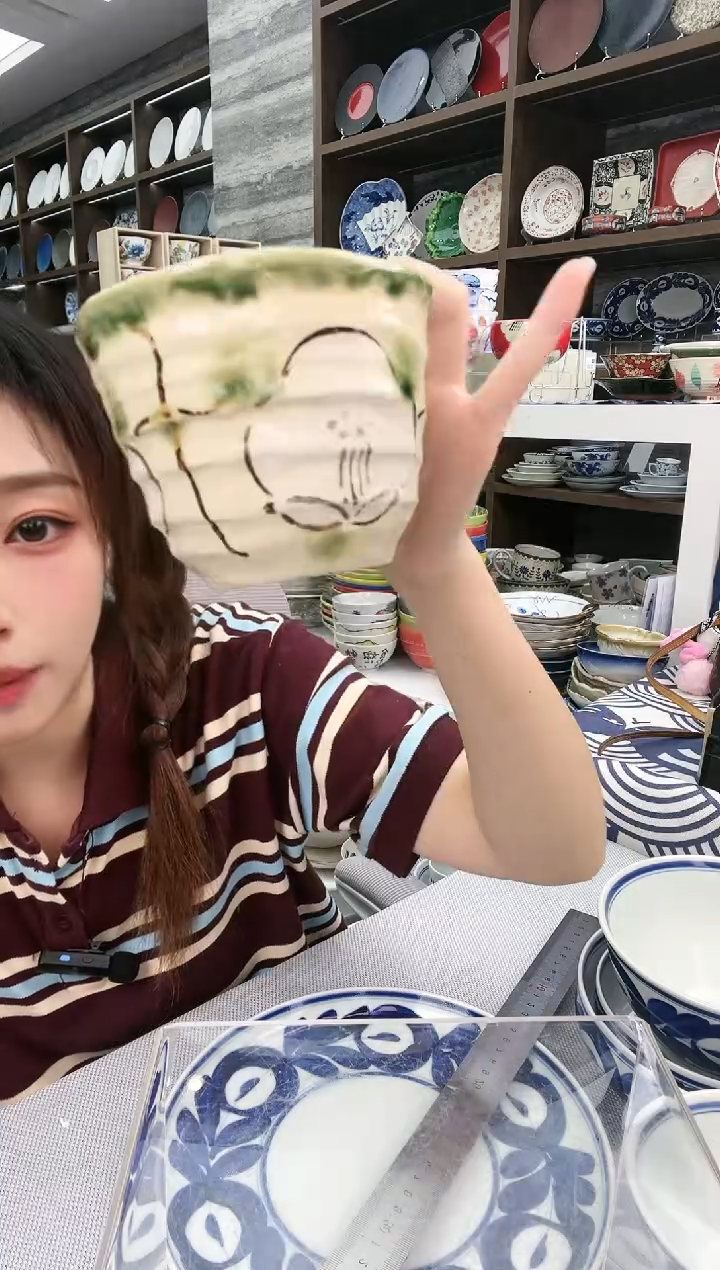 瓷白色山茶花茶杯280ml