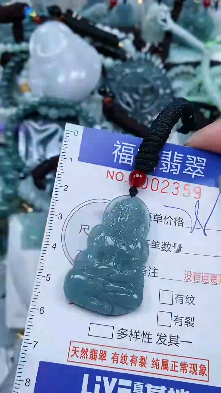 【闪购商品】翡翠未镶嵌颈饰...0002359