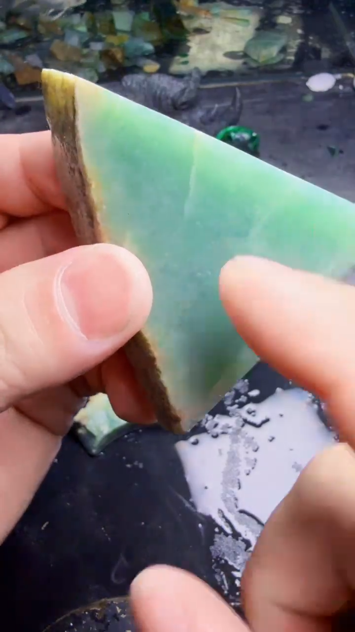 未镶嵌挂件翡翠天然翡翠096