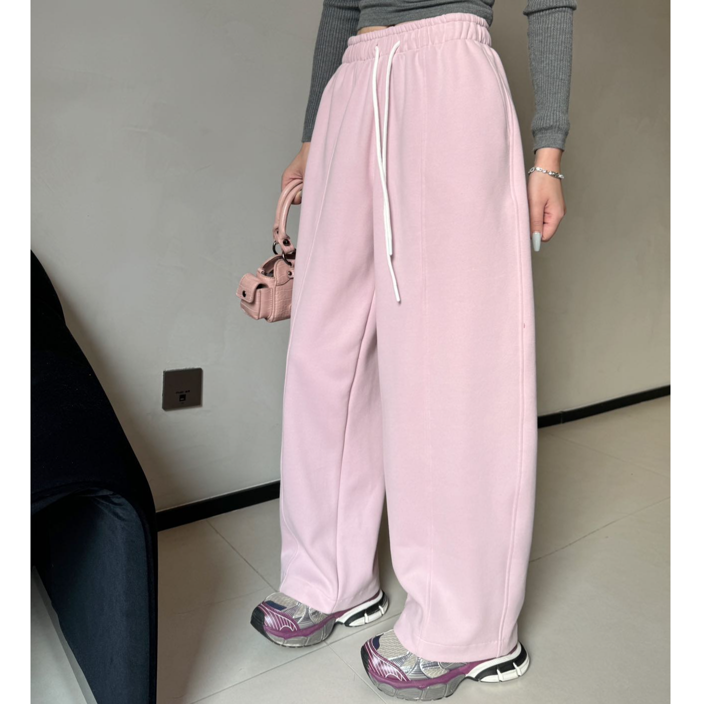 HF-[曲线回廊]2025i春季新款韩版灯笼裤 超显瘦！2143