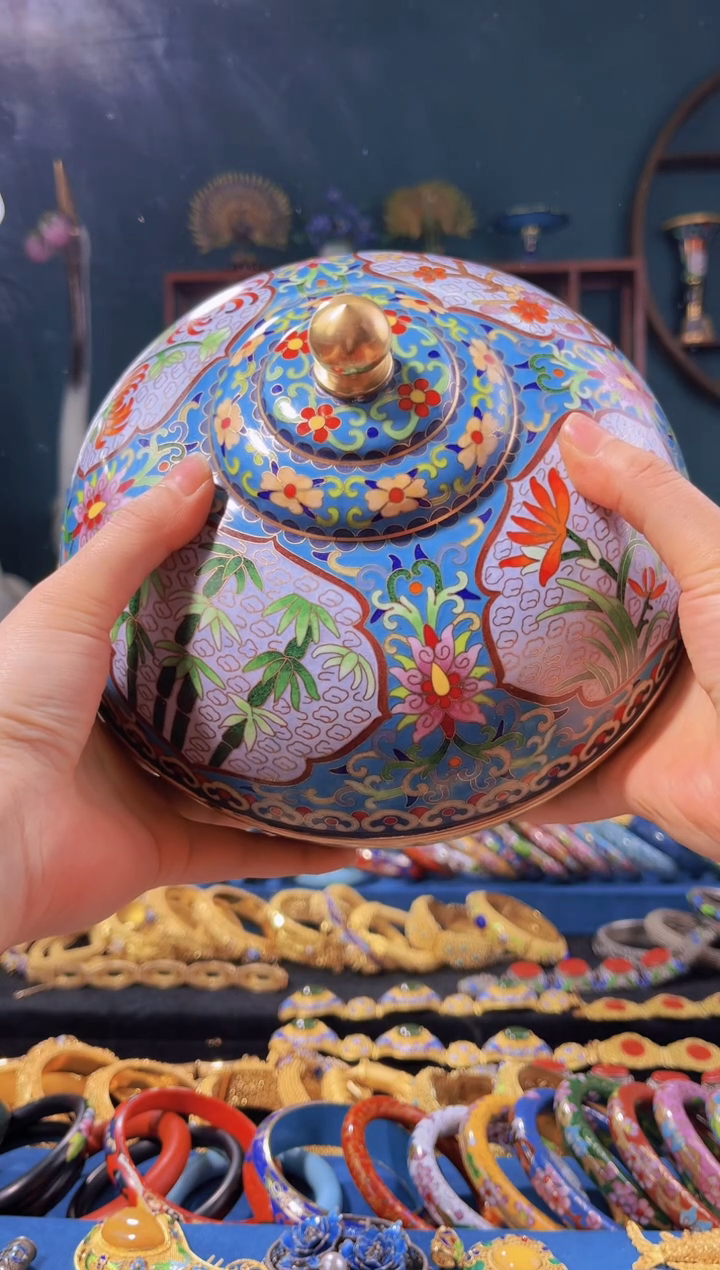 【闪购商品】非遗技艺 景泰蓝大师捧盒