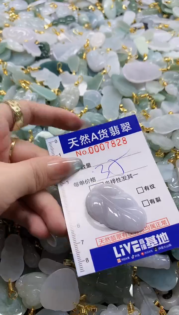 颈饰未镶嵌翡翠天然A货翡翠