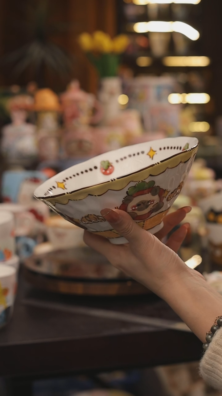 景德镇釉下彩绘设计师款式陶瓷