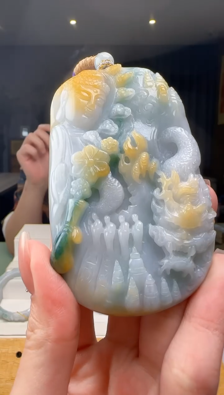 【闪购商品】翡翠吊坠(不含链)未镶嵌CC@@960Q3J15210