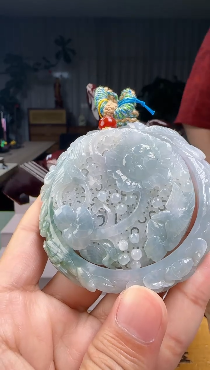颈饰未镶嵌翡翠一套+底座XM@@WS50920074