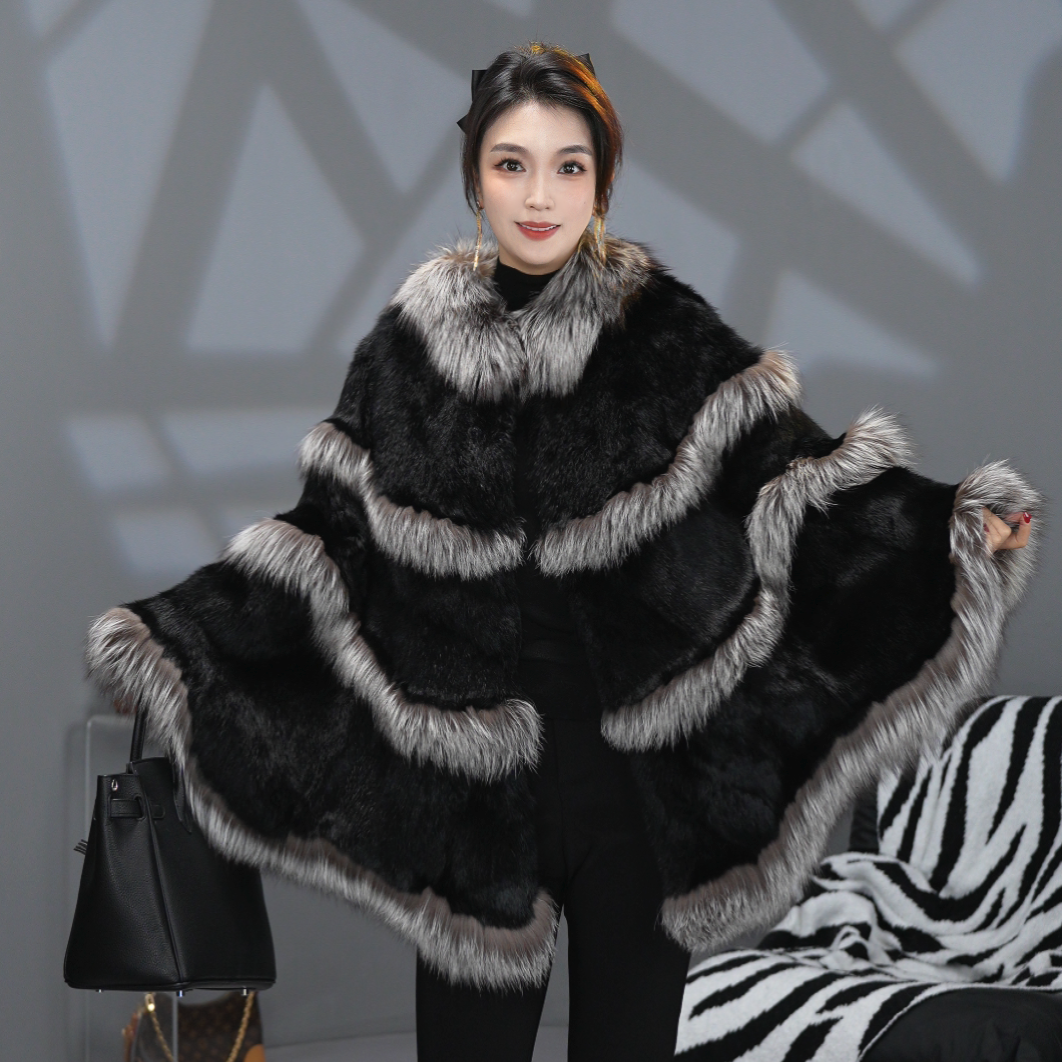 【女王驾到】原创设计师全毛两用外套