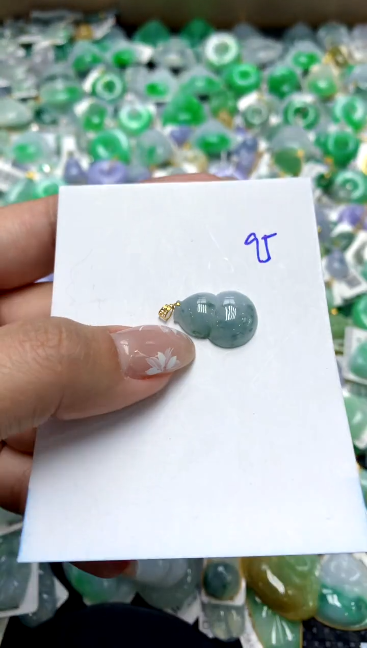 【闪购商品】翡翠颈饰18K金镶嵌111111111111111111