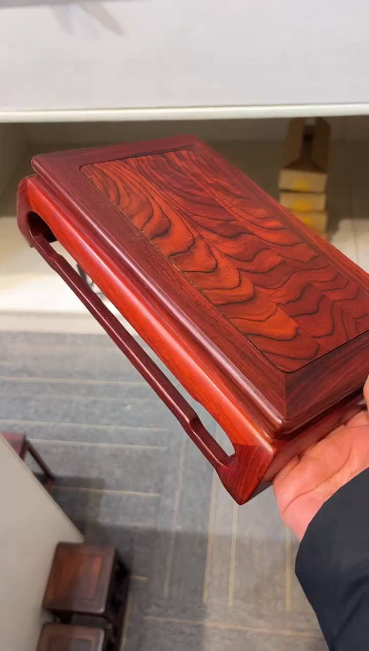 【闪购商品】红酸枝木类端景台工艺品底座