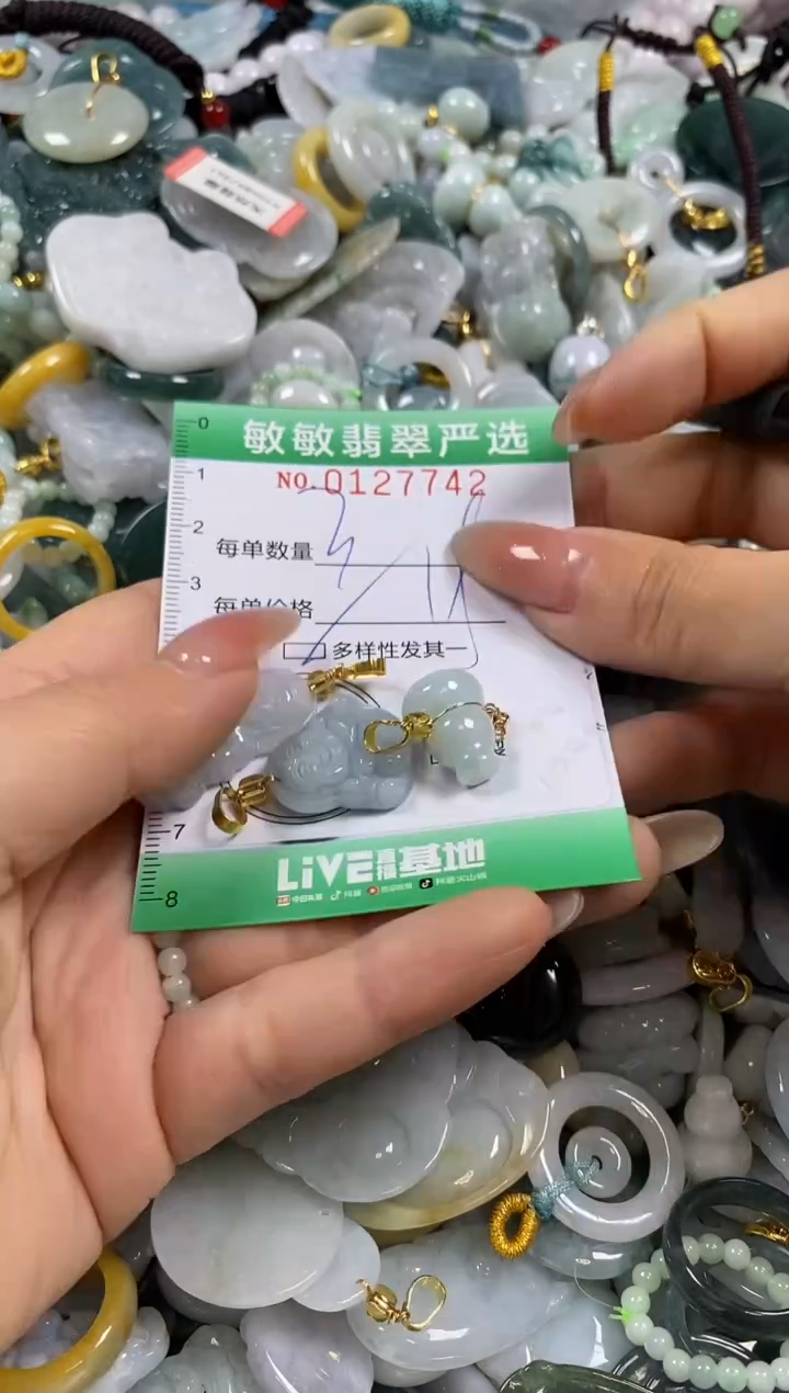 【闪购商品】翡翠颈饰未镶嵌闪购0127742多样性发其一