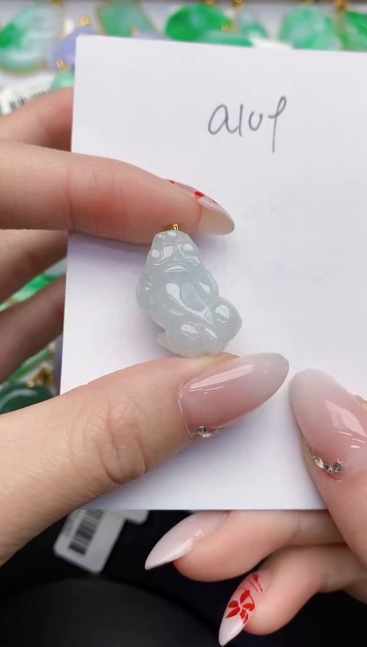 【闪购商品】翡翠颈饰18K金镶嵌00000000000