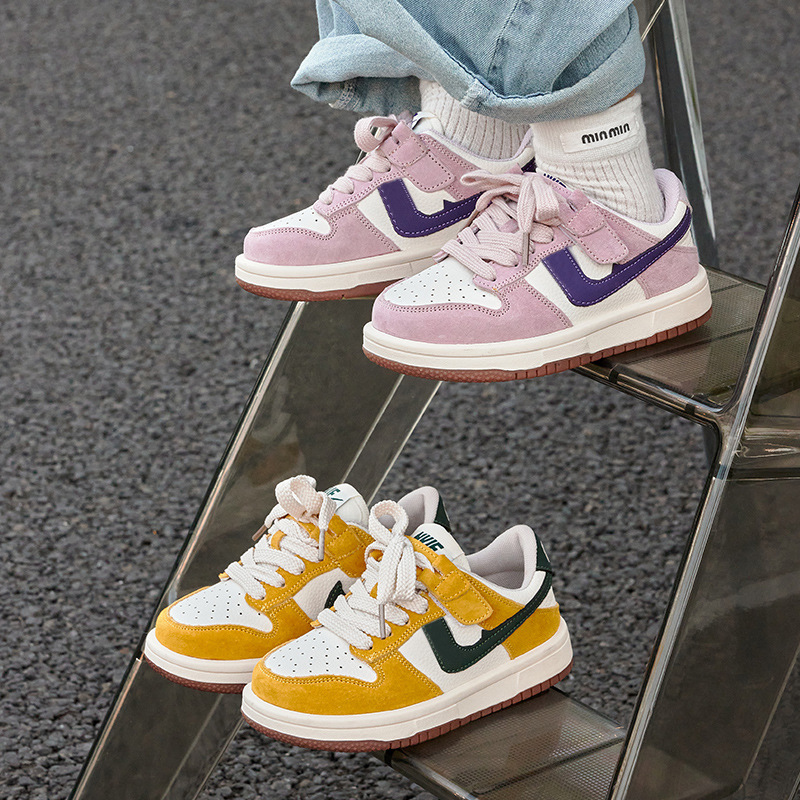 西西家女童2025秋冬新款潮流百搭板鞋儿童休闲舒适鞋子JX469