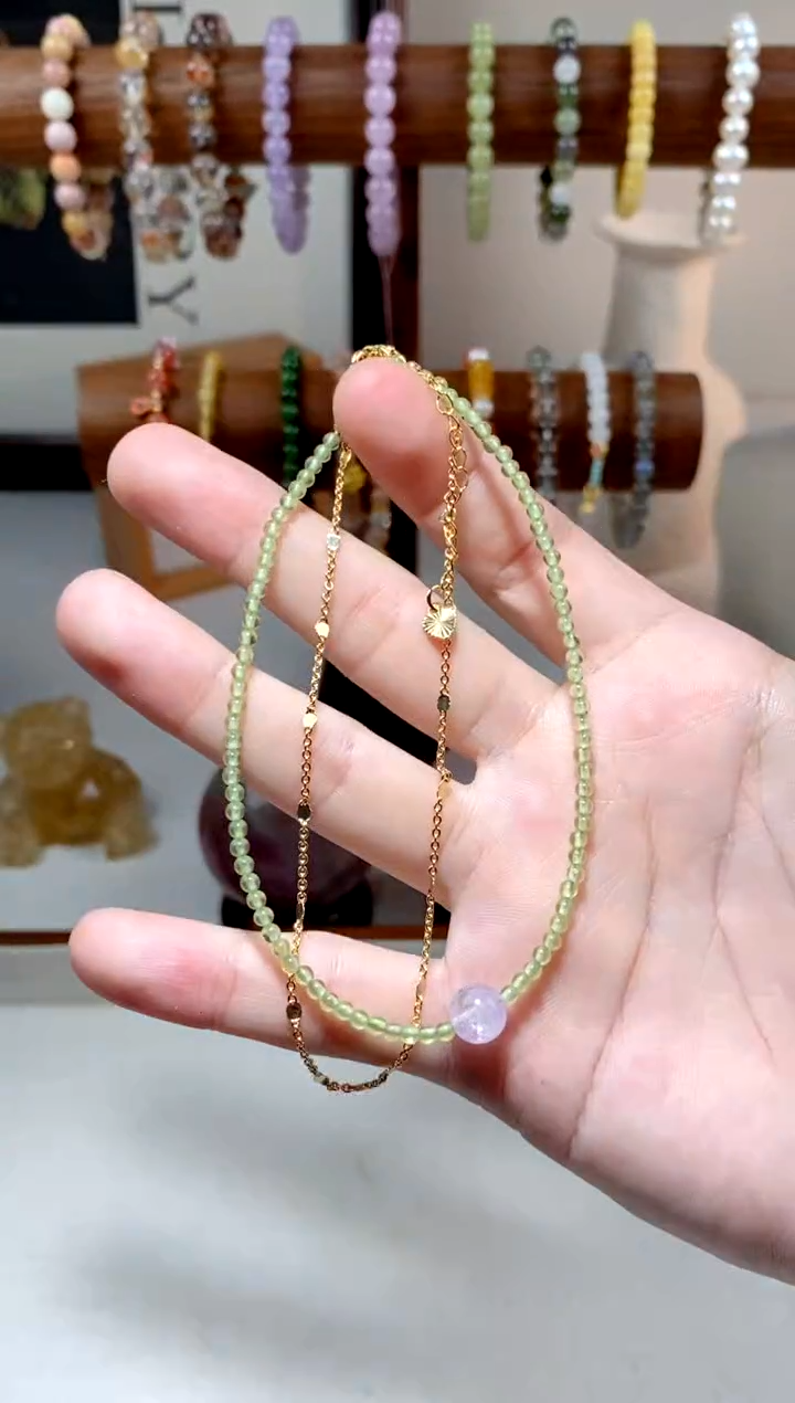 【闪购商品】水晶手链银S925镶嵌多样性发一