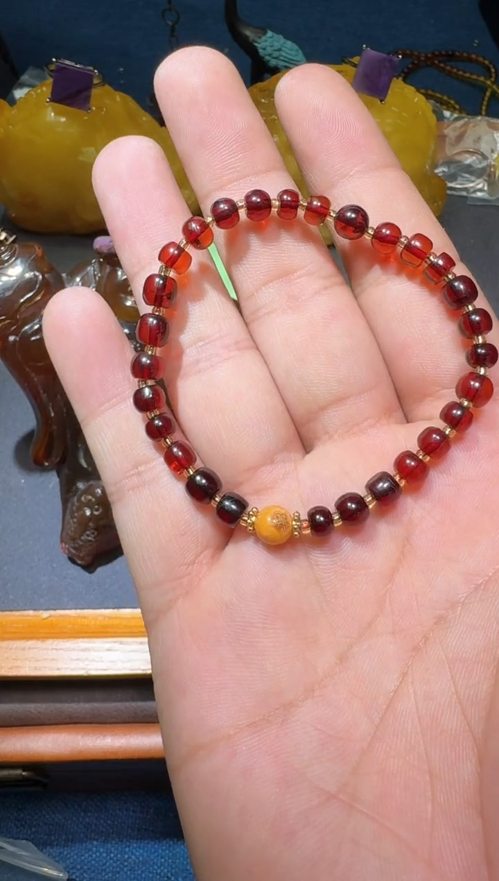 【闪购商品】琥珀手链未镶嵌5+多样性发一件105