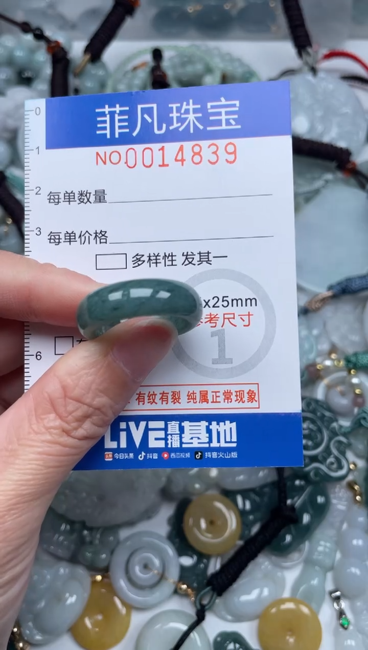 颈饰未镶嵌翡翠14839