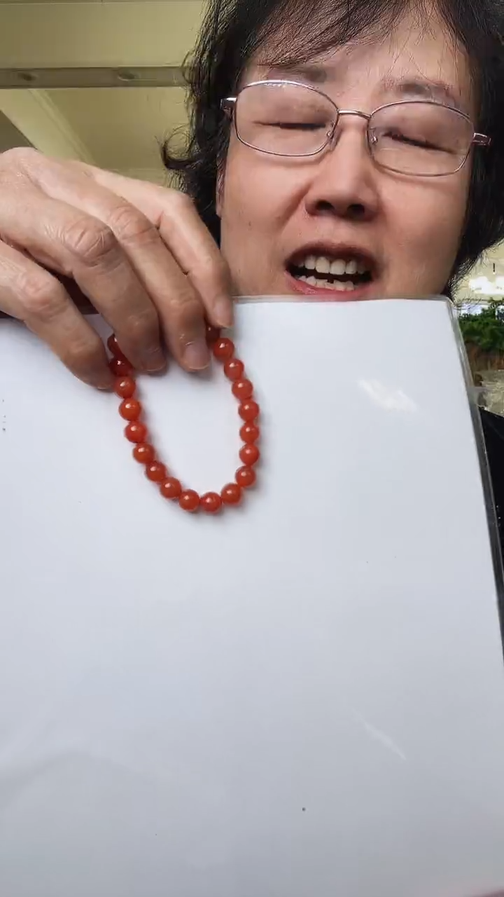 未镶嵌手串南红玛瑙草**堂1