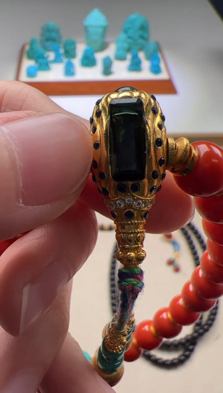 【闪购商品】南红玛瑙手串手串18K金镶嵌手串手串