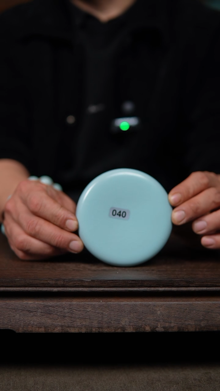 【闪购商品】杯仿古纯手工饼状盖置微瑕040