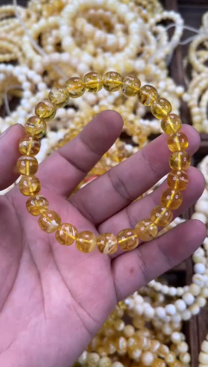 裸石琥珀未镶嵌B33  左右老型