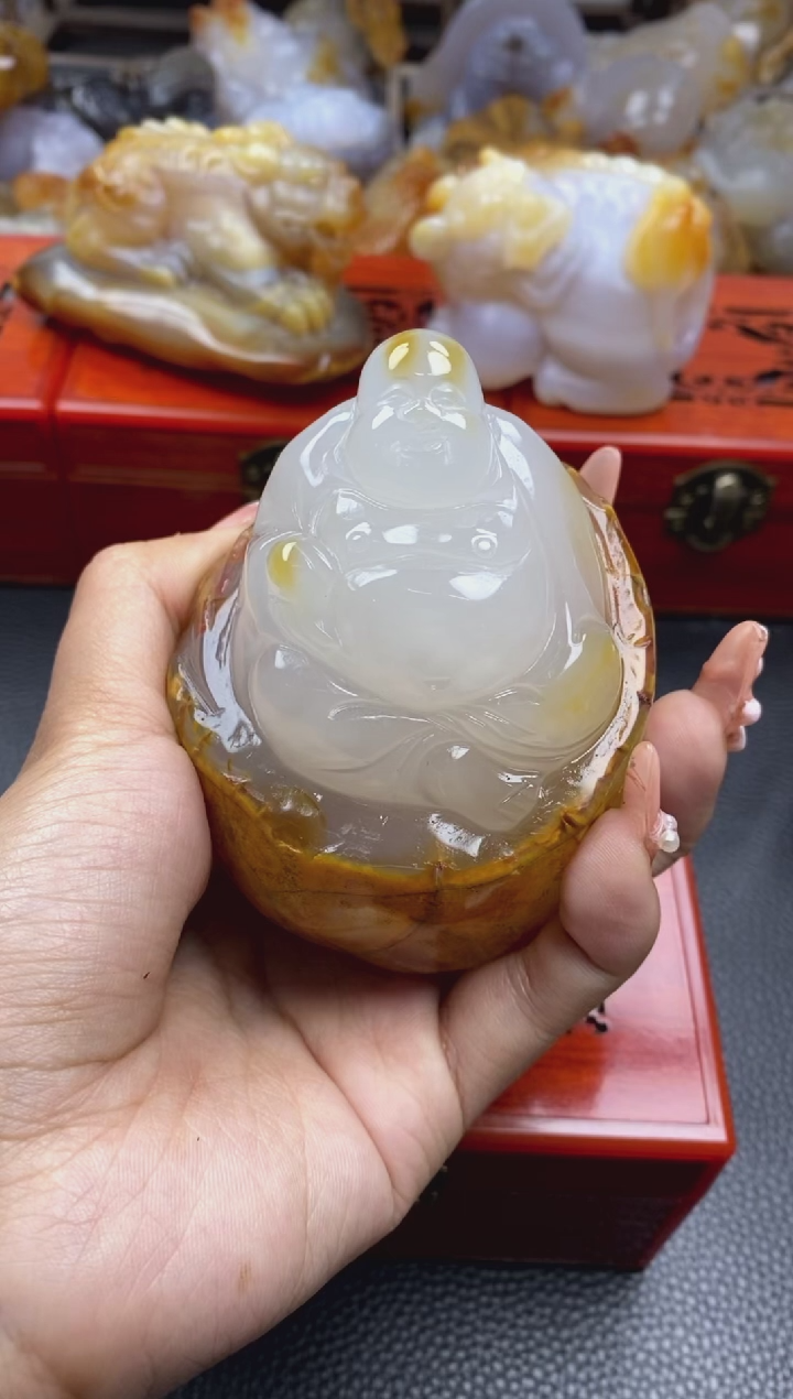 【闪购商品】玛瑙/玉髓摆件未镶嵌00
