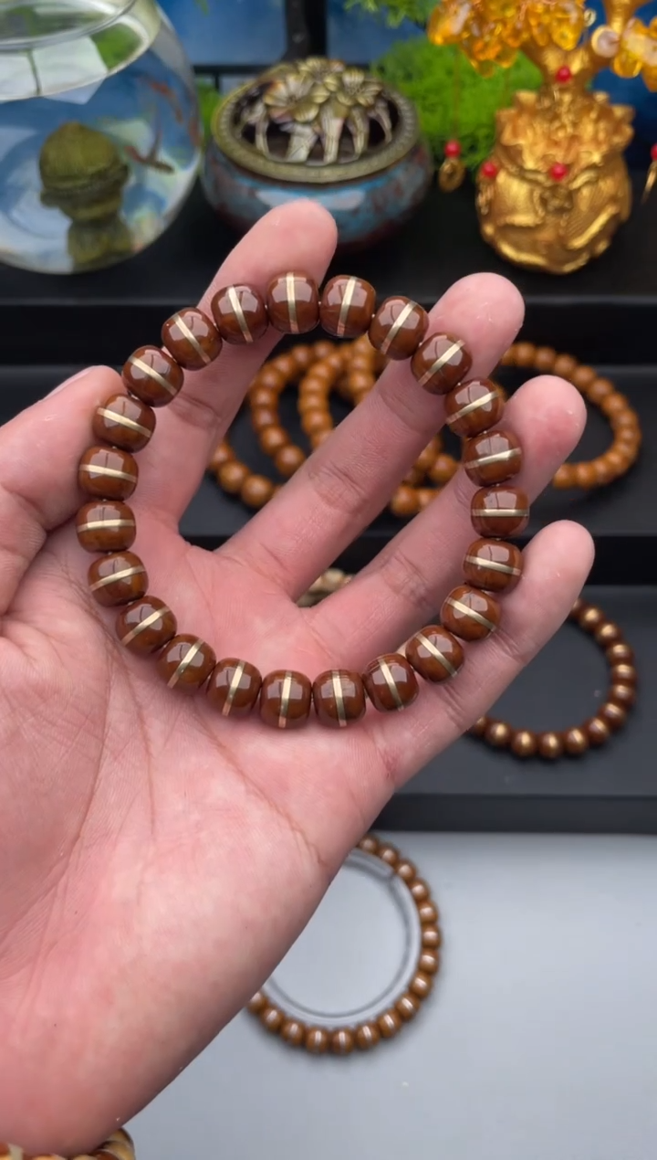 紫金鼠手串紫金鼠一线天二代29