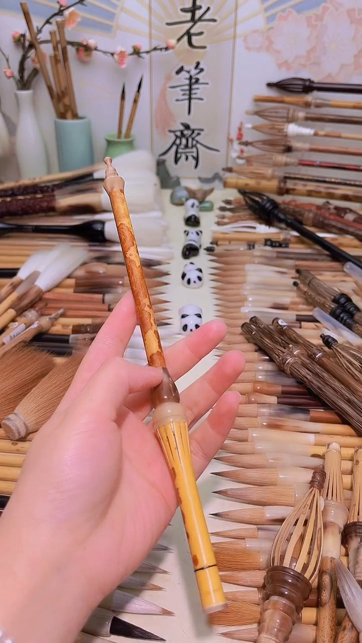 【闪购商品】精品老云妃牛角仿宋款纯狼毫出峰3.2cm