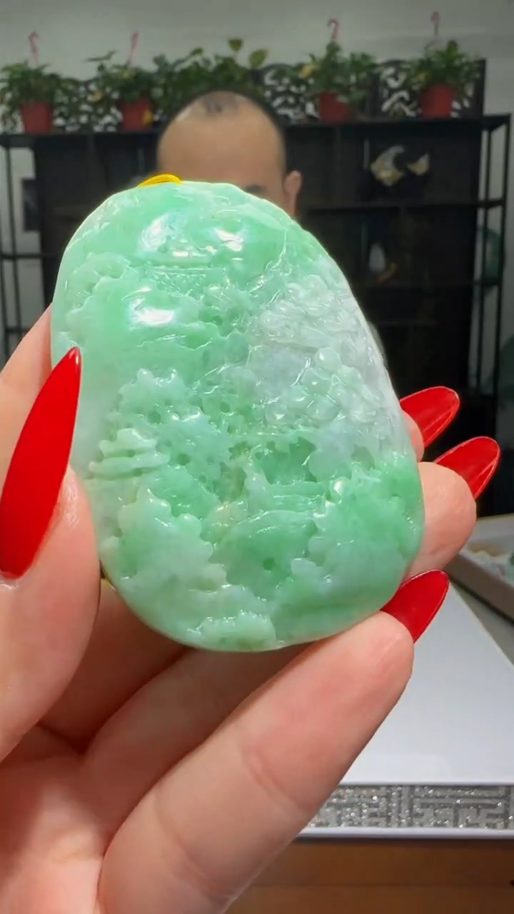 【闪购商品】翡翠颈饰未镶嵌天然翡翠A货吊坠