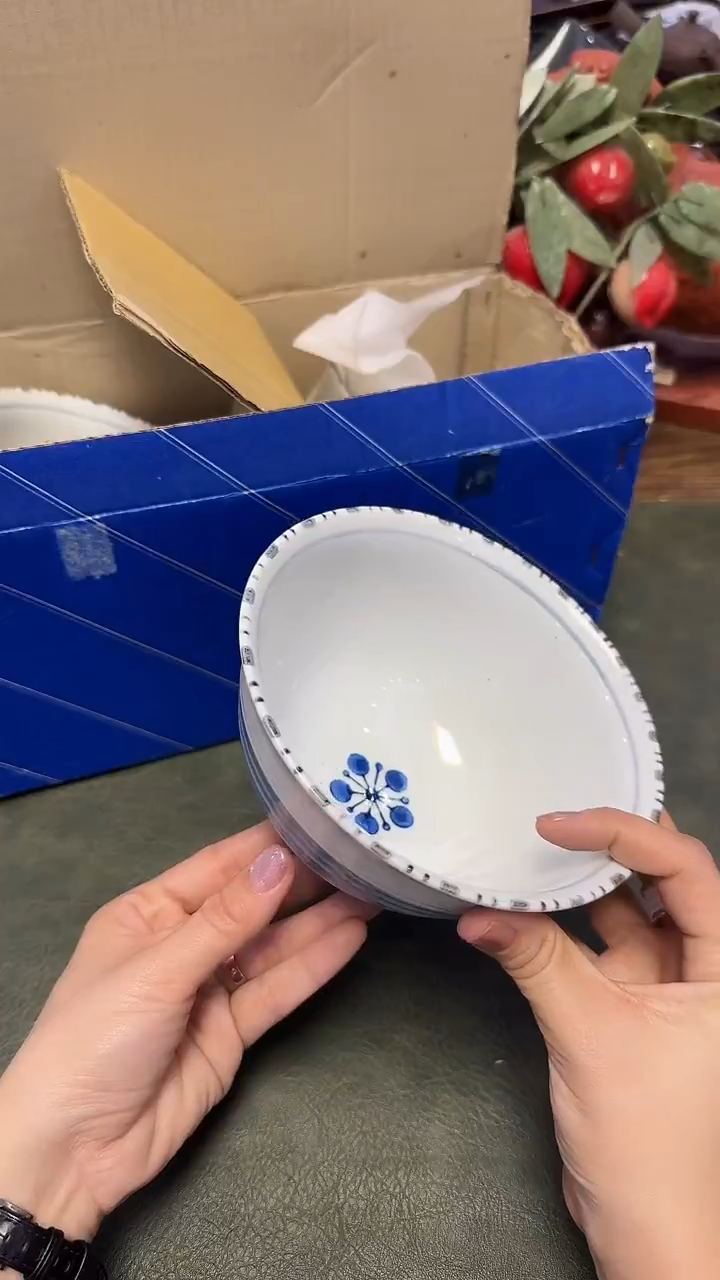 486··釉下大碗5只