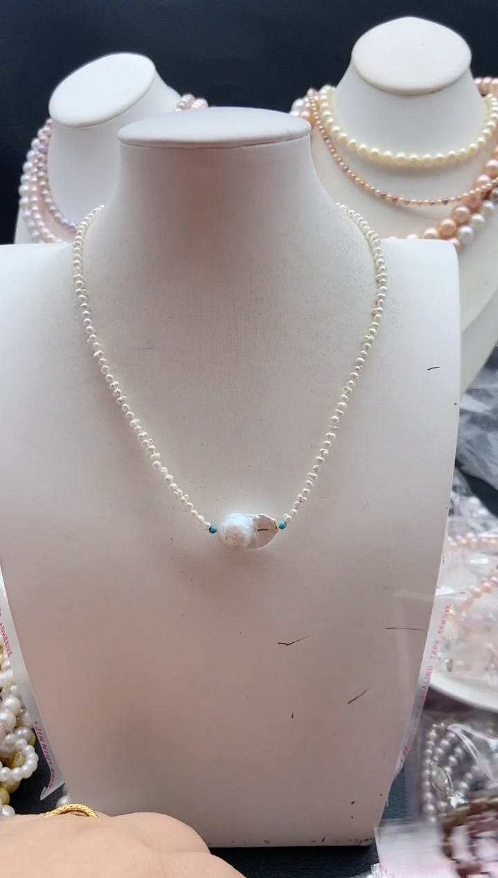 【闪购商品】淡水珍珠颈饰未镶嵌1
