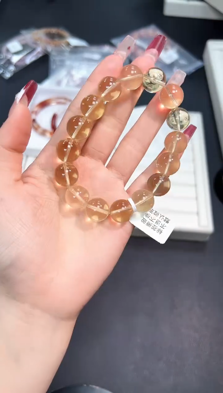 【闪购商品】水晶手串未镶嵌6E多样性发其一/1条默认微瑕