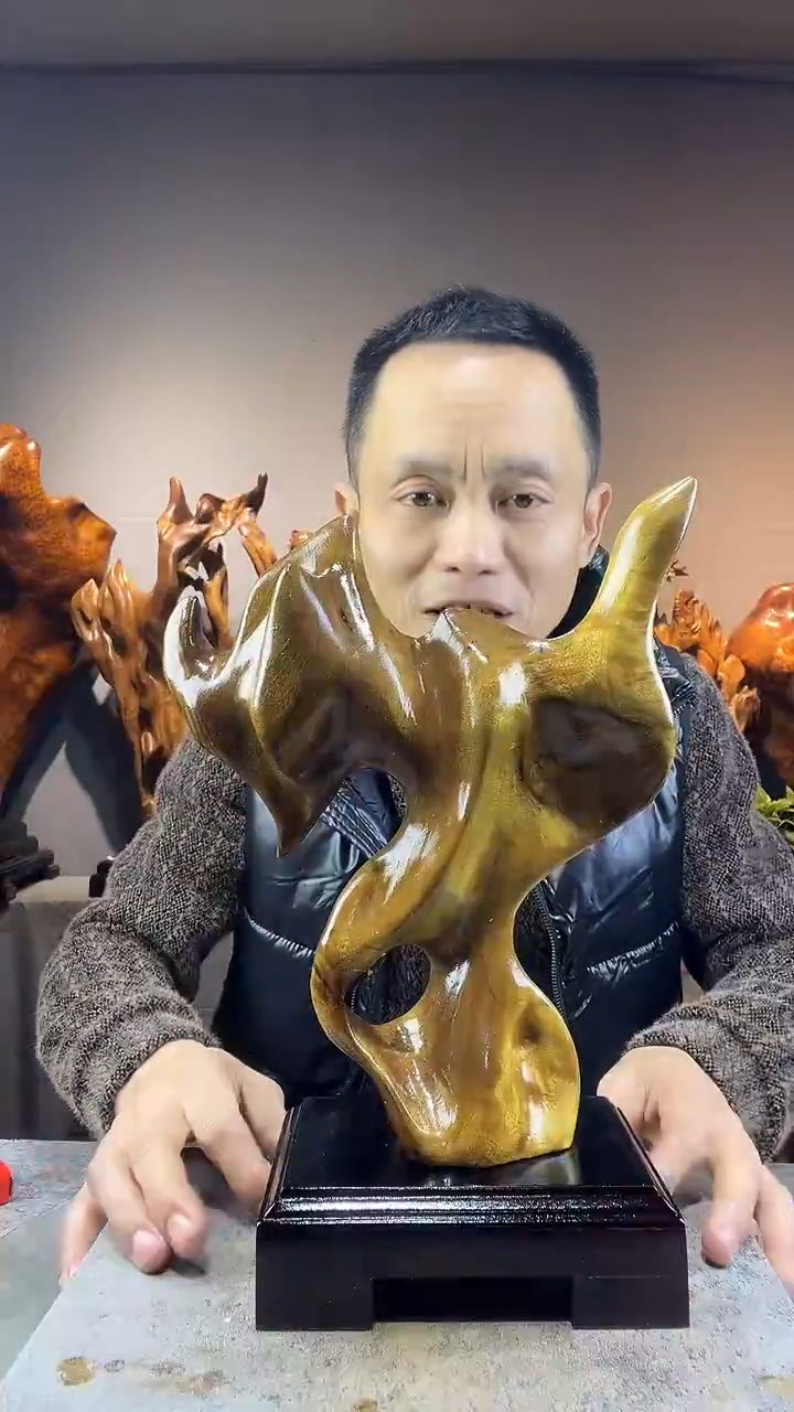 金丝楠小叶桢楠随行摆件4