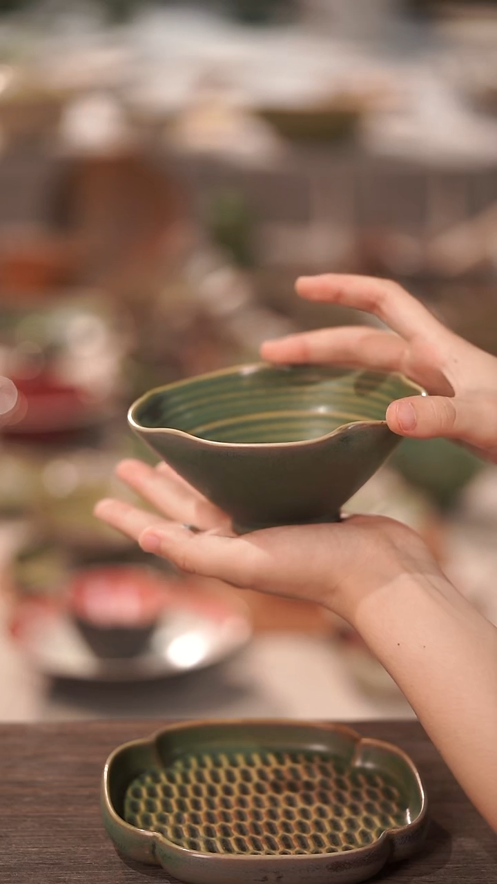 陶景德镇粗陶餐具@@QCW042