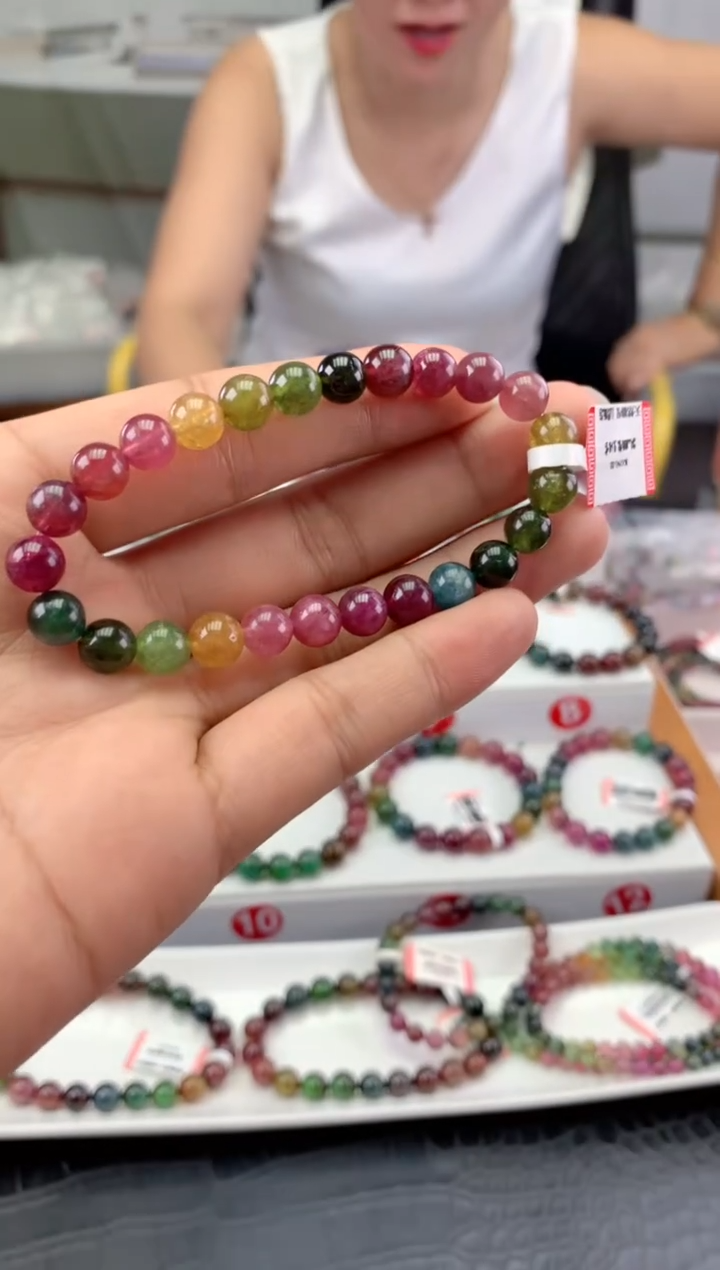 未镶嵌手串碧玺多样性发一条