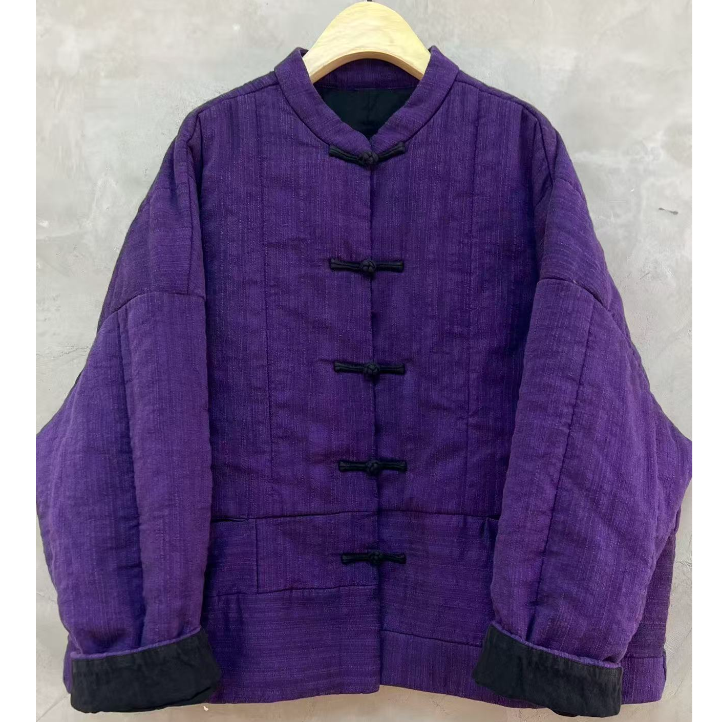 西子分享 3905 古蘭木 复古机理 加厚【棉衣】
