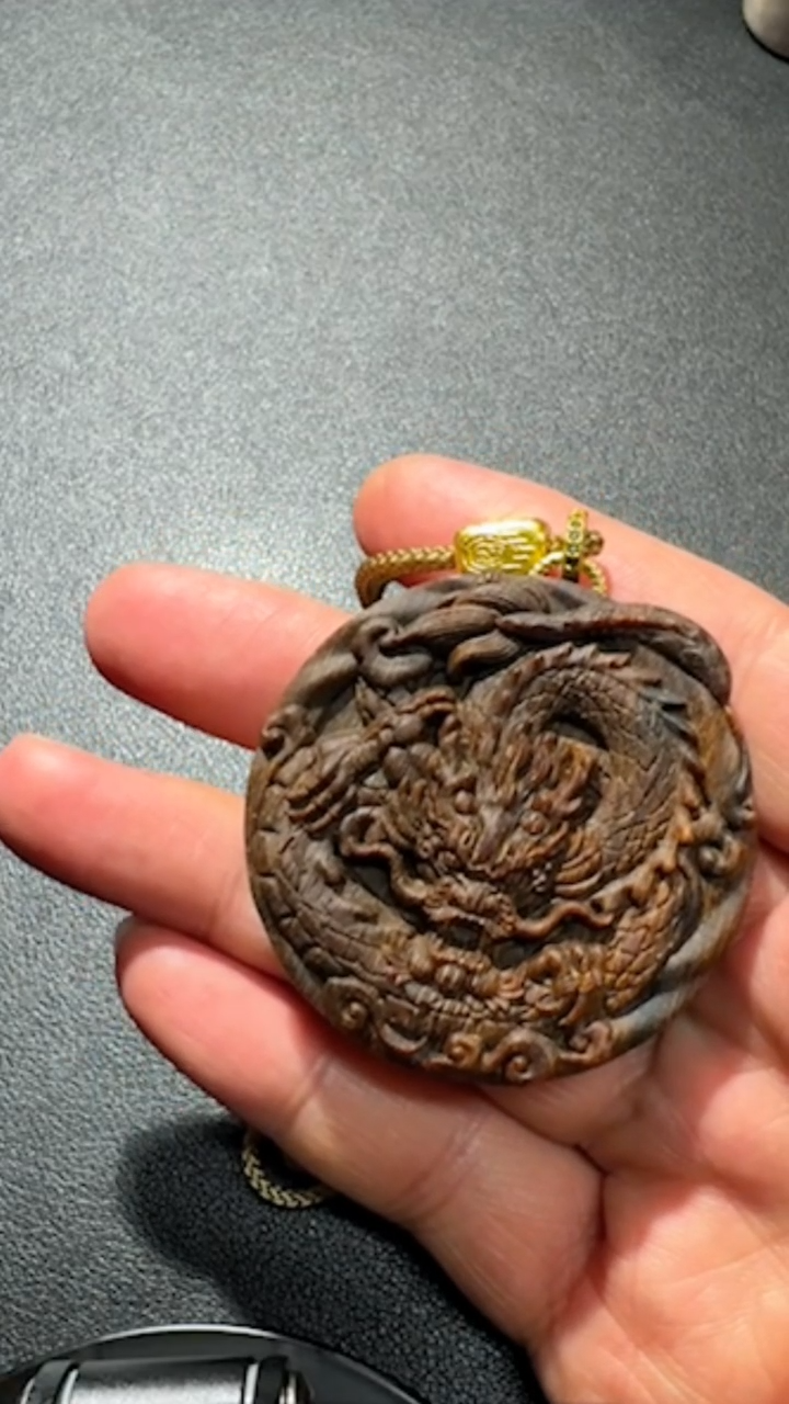 【闪购商品】木主播推荐 圆形 龙牌