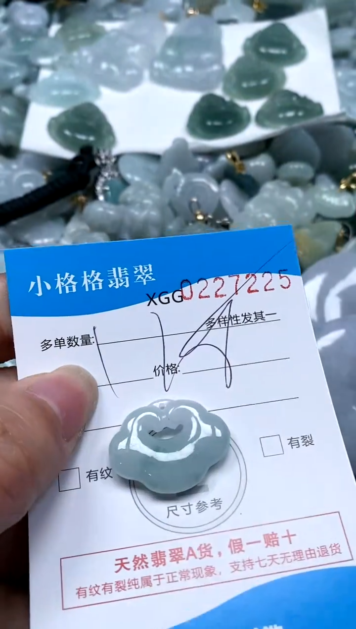 【闪购商品】翡翠颈饰未镶嵌闪购商品0227225