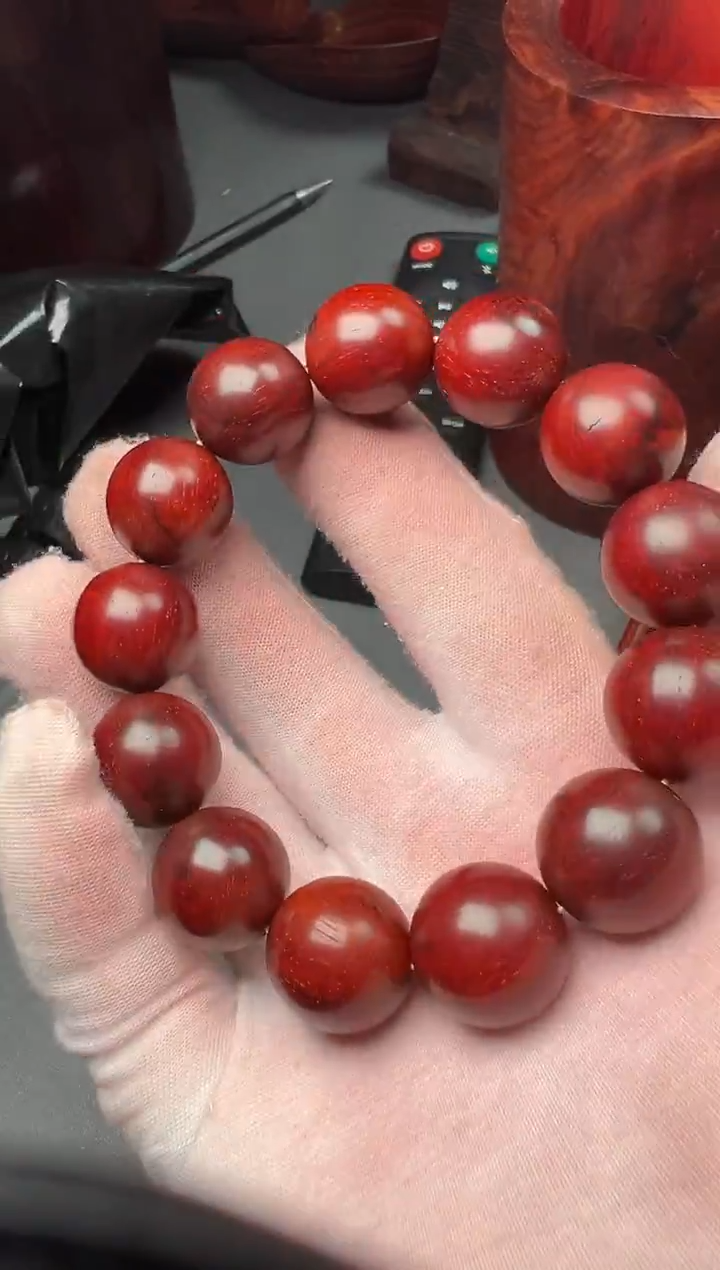 紫檀木类端景台印度小叶紫檀1.8手串