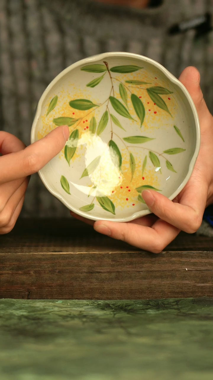 釉下彩手工手绘瓷器青诗集手工手绘瓷器