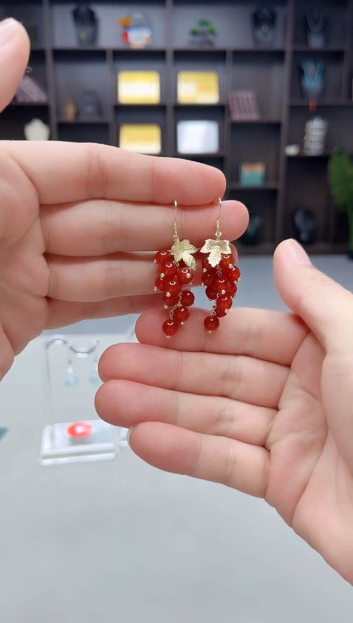 未镶嵌耳饰玛瑙/玉髓207000