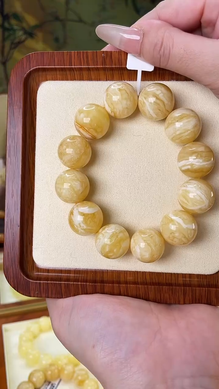 【闪购商品】蜜蜡裸石未镶嵌手串