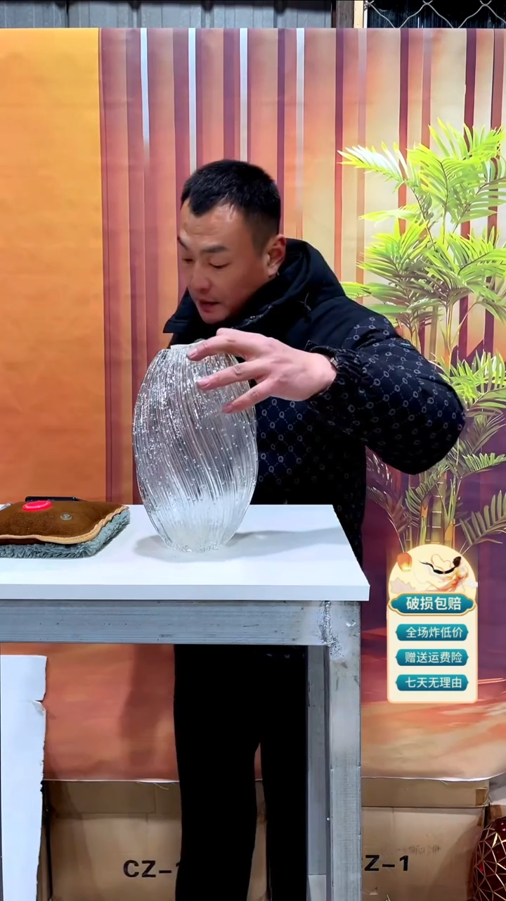 【闪购商品】玻璃537夜光大号麦芽糖27高