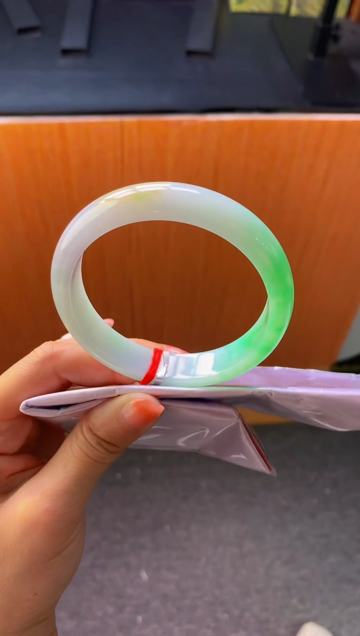 未镶嵌手镯翡翠-C24 圈口58.4