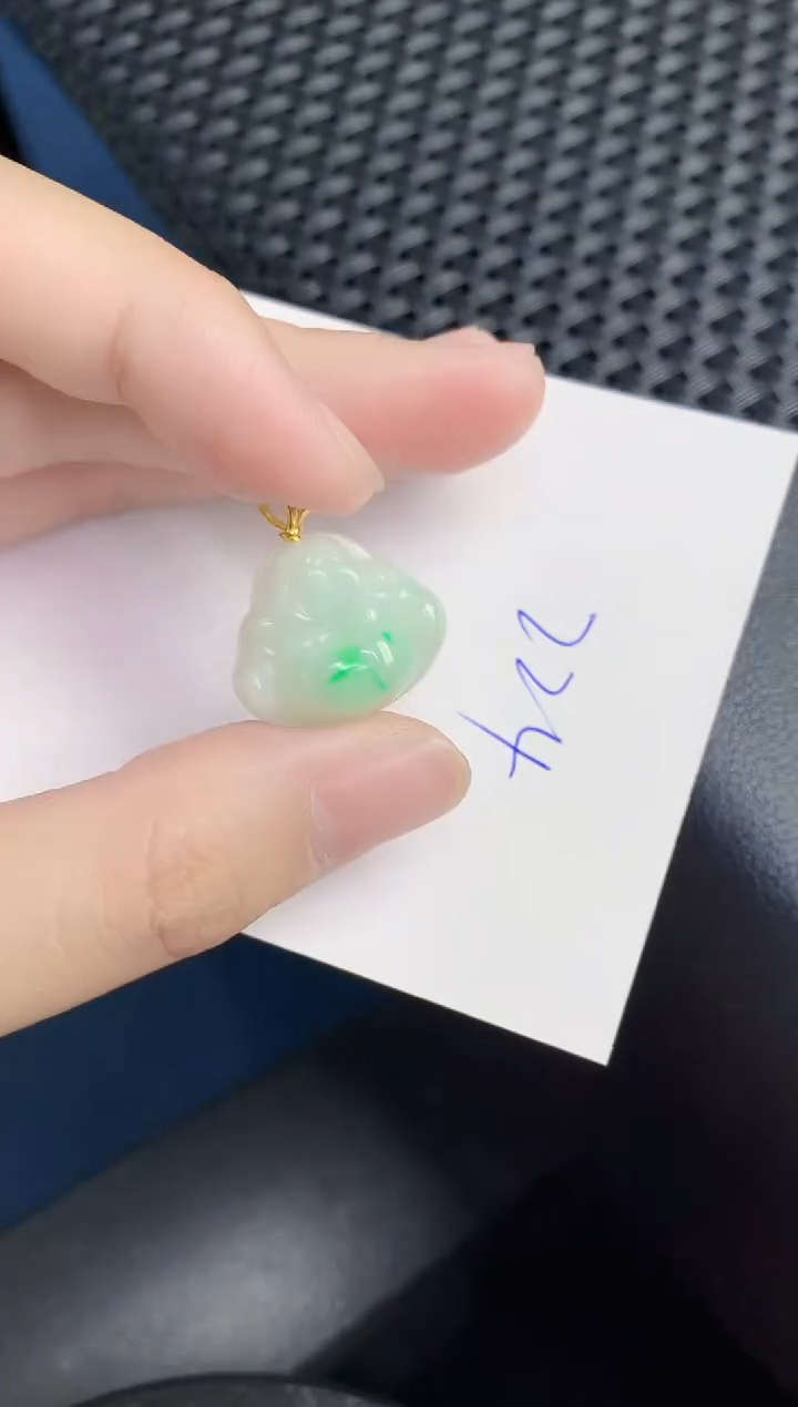 【闪购商品】翡翠18K金镶嵌颈饰000000000