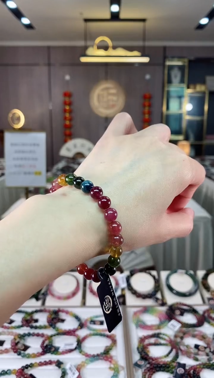 【闪购商品】碧玺单圈手串7mm+未镶嵌（多样性发一条）hon