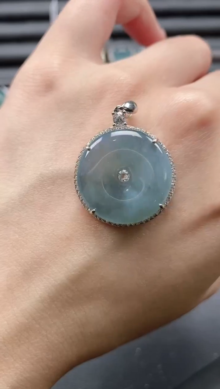 【闪购商品】翡翠戒指银S925镶嵌51511