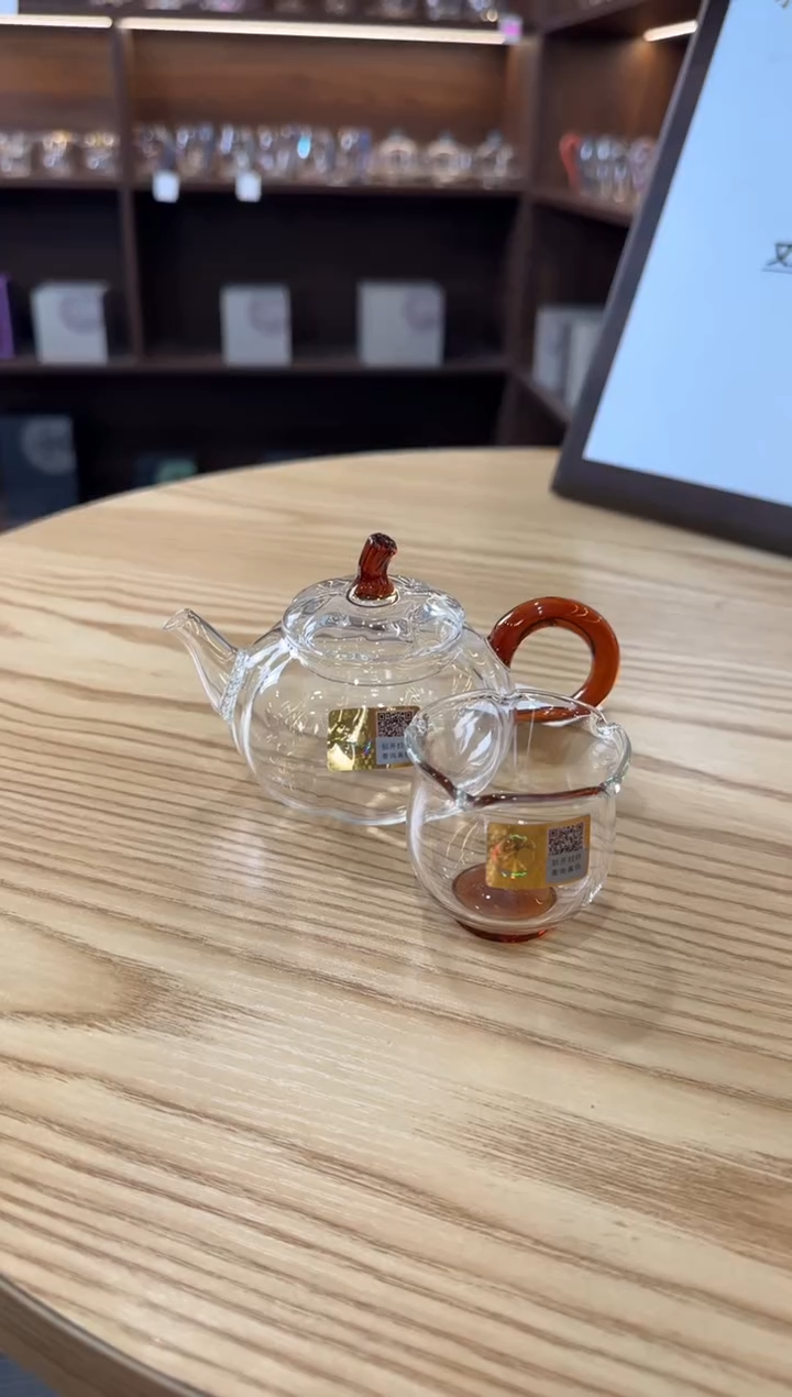 禾器 福蔓壶琥珀色+华蕊杯琥珀