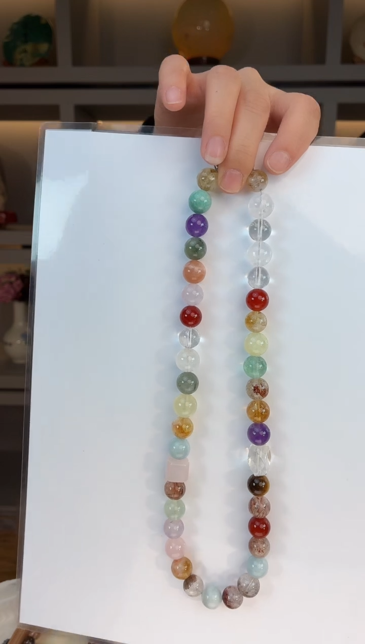 颈饰未镶嵌水晶朱珠同款多宝项链