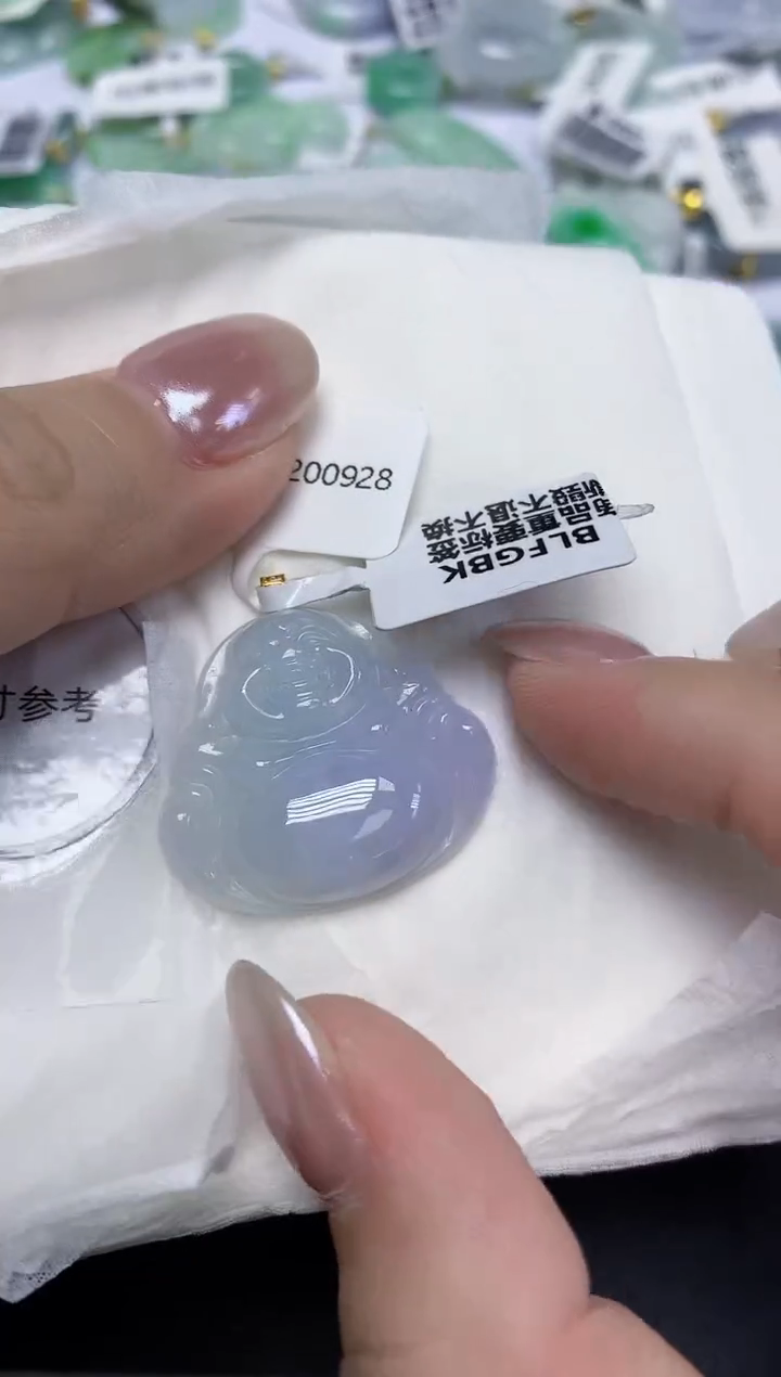 翡翠18K金镶嵌颈饰天然缅甸翡翠A货百元以上9元证书费自理