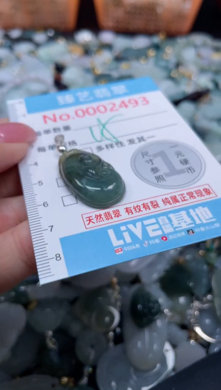 颈饰未镶嵌翡翠2493