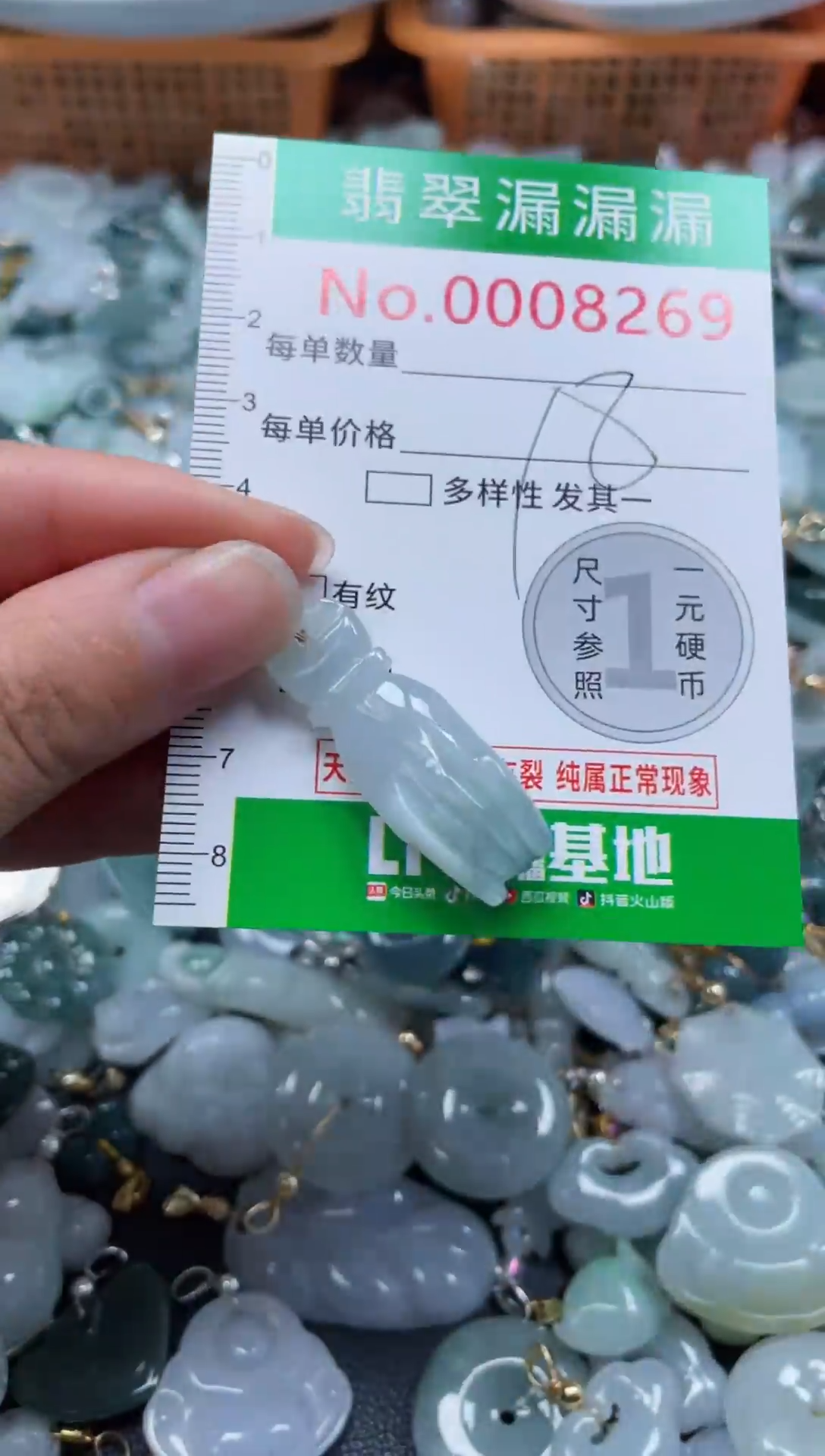 颈饰未镶嵌翡翠8269