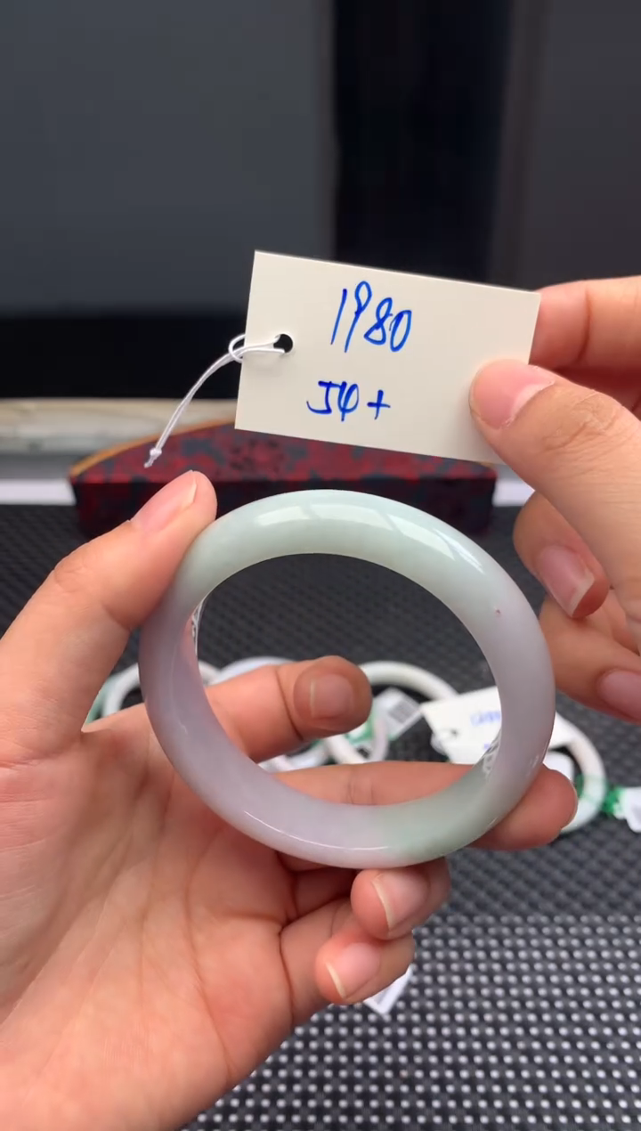 【闪购商品】翡翠手镯未镶嵌翡翠手镯圈口54#1980元